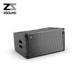 ZSOUND large-scale bi-amp two way single 12inch line array speakers audio sound system